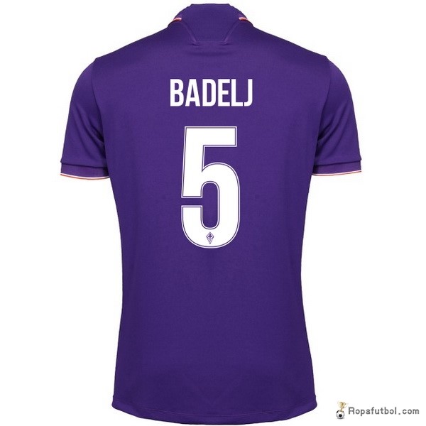 Camiseta Fiorentina Replica Primera Ropa Badelj 2016/17 Purpura